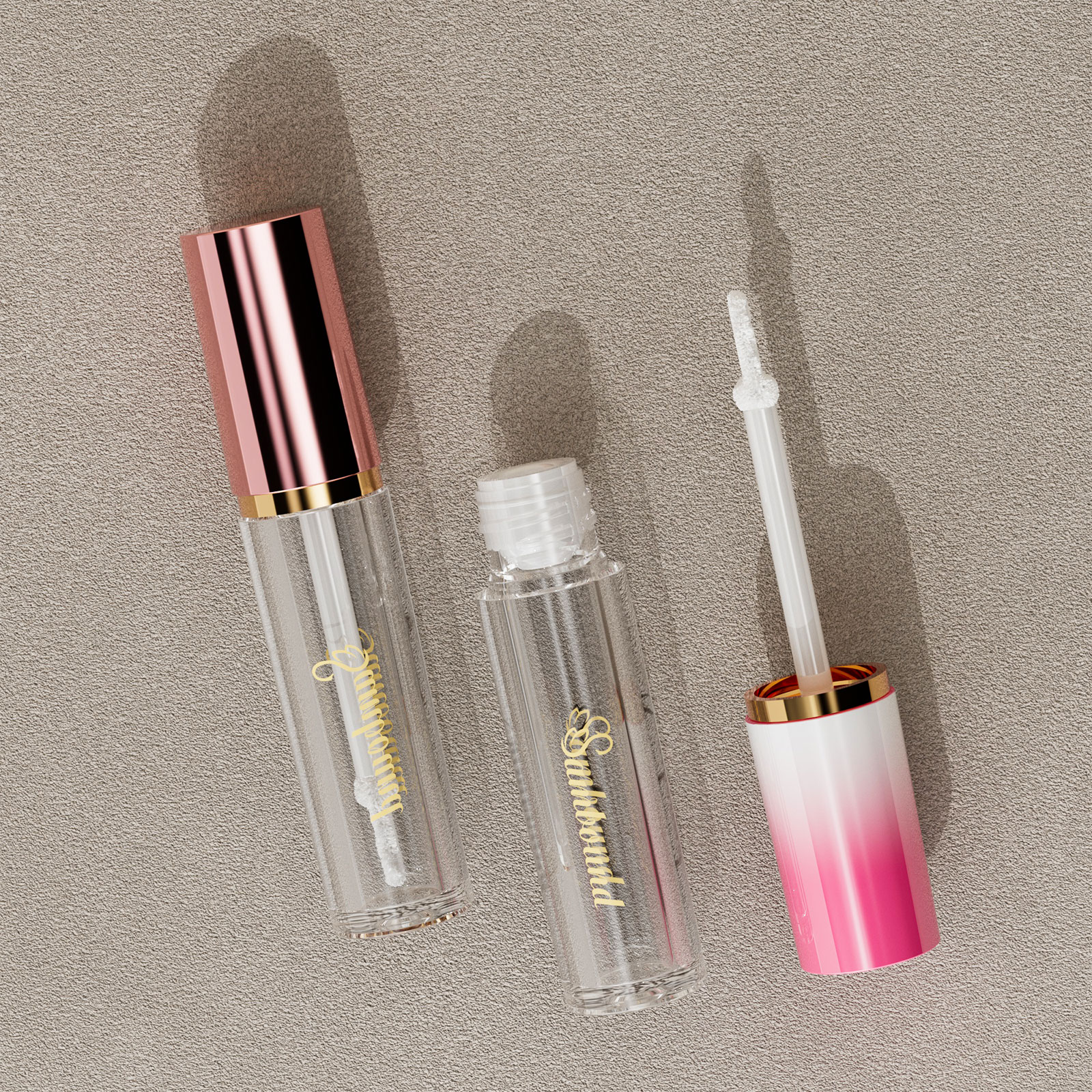 噴漆漸變液體腮紅瓶子