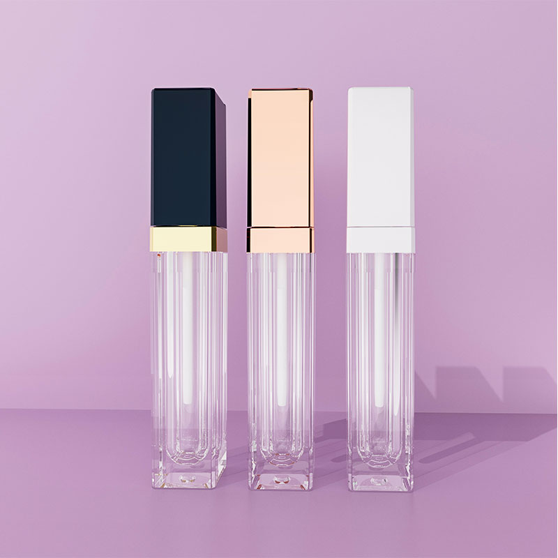 6ml方形帶肩套唇釉管